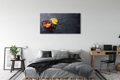 Obrazy na plátně Ledový čaj citron