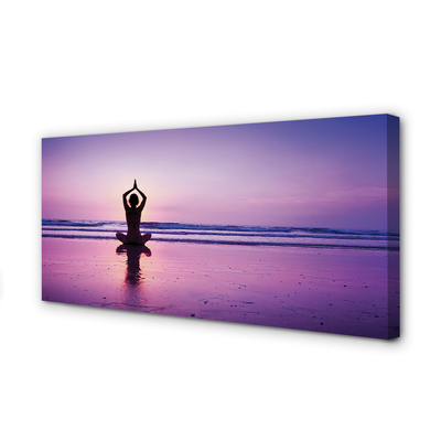 Obrazy na plátně Žena moře Yoga