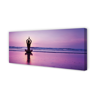 Obrazy na plátně Žena moře Yoga