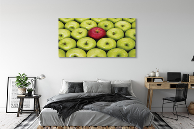 Obrazy na plátně Zelená a červená jablka