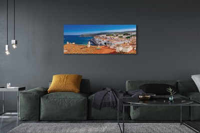 Obrazy na plátně Španělsko Město hory moře