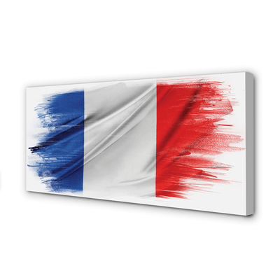 Obrazy na plátně vlajka Francie