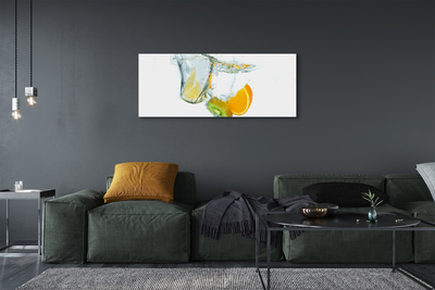 Obrazy na plátně Voda kiwi oranžový