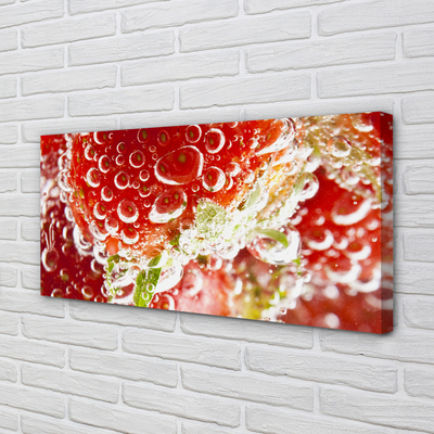 Obrazy na plátně mokré jahody