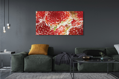 Obrazy na plátně mokré jahody