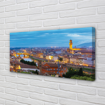 Obrazy na plátně Itálie Sunset panorama