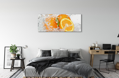 Obrazy na plátně Pomeranče ve vodě