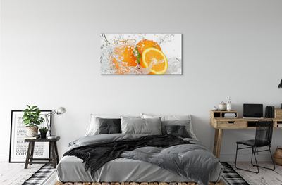 Obrazy na plátně Pomeranče ve vodě
