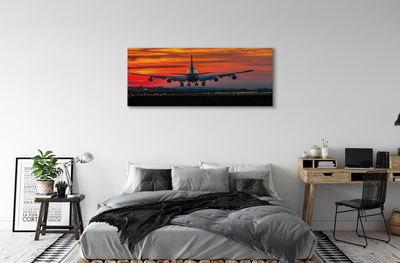 Obrazy na plátně West mraky letadla