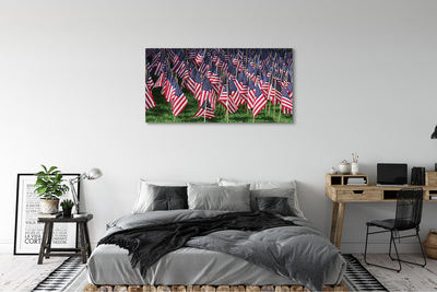 Obrazy na plátně Usa vlajky