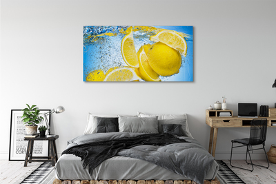 Obrazy na plátně Lemon ve vodě