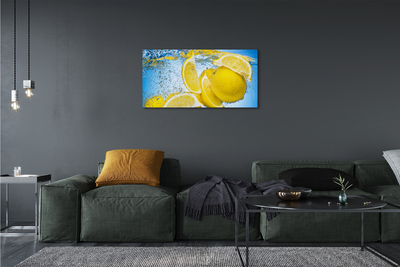 Obrazy na plátně Lemon ve vodě