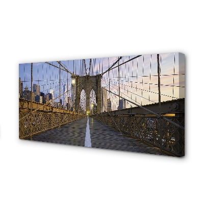 Obrazy na plátně Sloupec most slunce