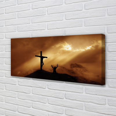 Obrazy na plátně Jesus Cross Light