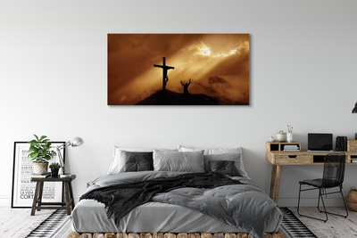 Obrazy na plátně Jesus Cross Light