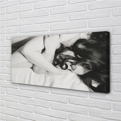 Obrazy na plátně spící ženu
