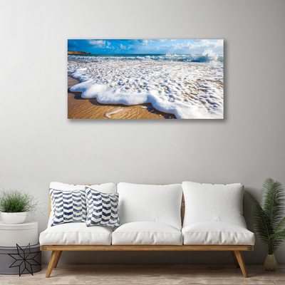 Obraz na plátně Pláž Moře Pisek Příroda