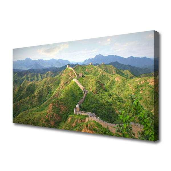 Obraz na plátně Velká Zeď Hora Krajina