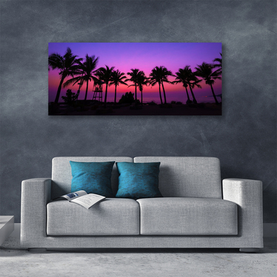 Obraz na plátně Palmy Stromy Krajina