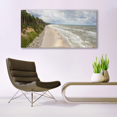 Obraz na plátně Pláž Moře Strom Příroda