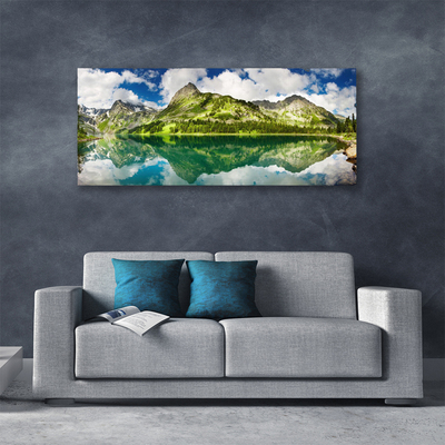 Obraz na plátně Hory Jezero Krajina