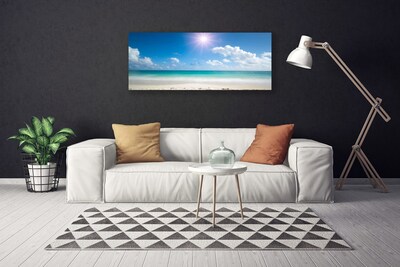 Obraz na plátně Moře Pláž Slunce Krajina