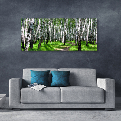 Obraz na plátně Stromy Tráva Příroda