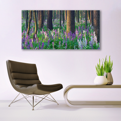 Obraz na plátně Les Květiny Příroda
