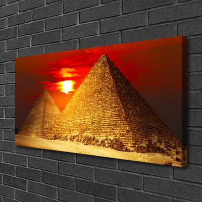 Obraz na plátně Pyramidy Architektura