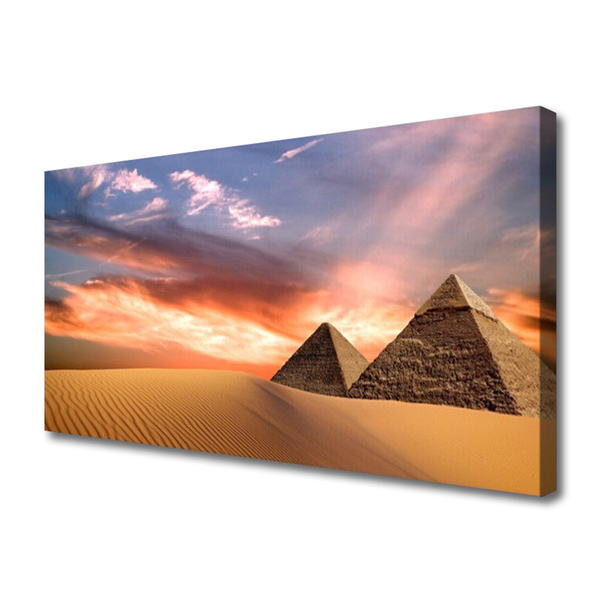 Obraz na plátně Poušť Pyramidy
