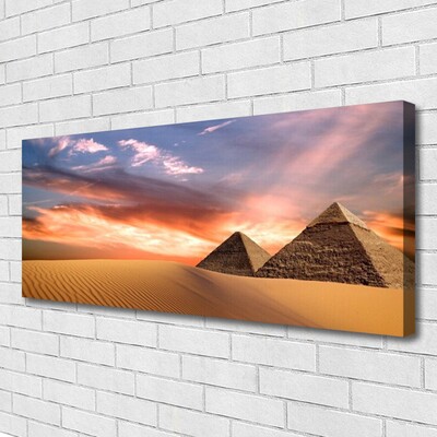 Obraz na plátně Poušť Pyramidy