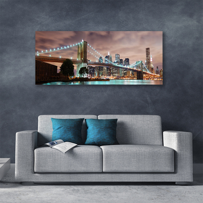 Obraz na plátně Most Město Architektura