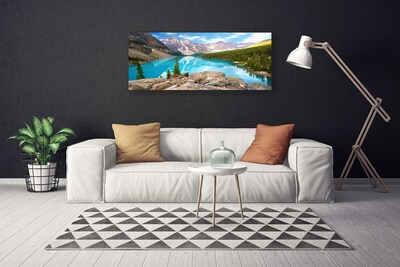 Obraz na plátně Hory Jezero Příroda