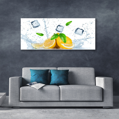Obraz na plátně Citron Kostka Ledu Kuchyně
