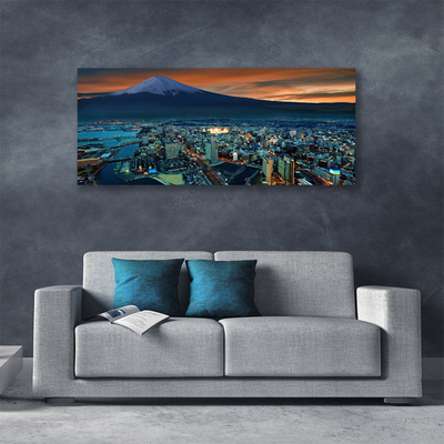 Obraz na plátně Město Hora Dmy