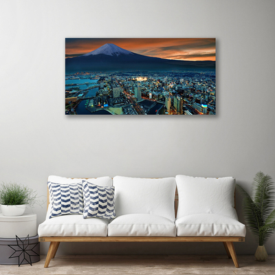 Obraz na plátně Město Hora Dmy