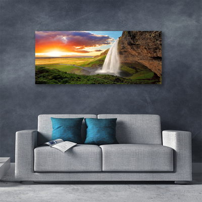 Obraz na plátně Hora Vodopád Příroda