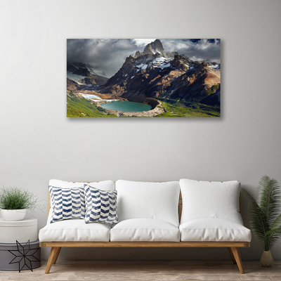 Obraz na plátně Hora Záliv Krajina