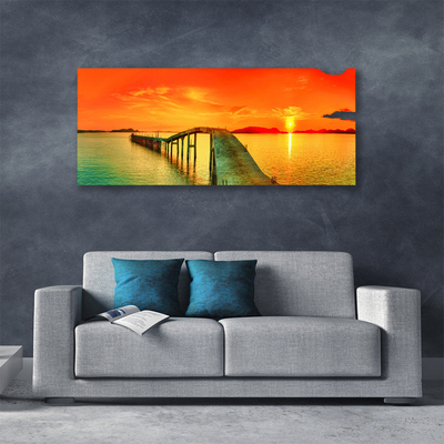 Obraz na plátně Most Moře Architektura