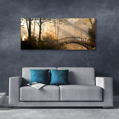 Obraz na plátně Les Most Architektura