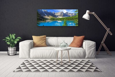 Obraz na plátně Jezero Hora Les Krajina