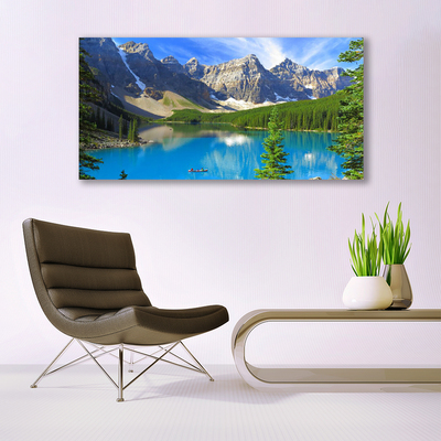 Obraz na plátně Jezero Hora Les Krajina