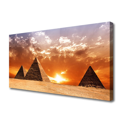 Obraz na plátně Pyramidy Architektura