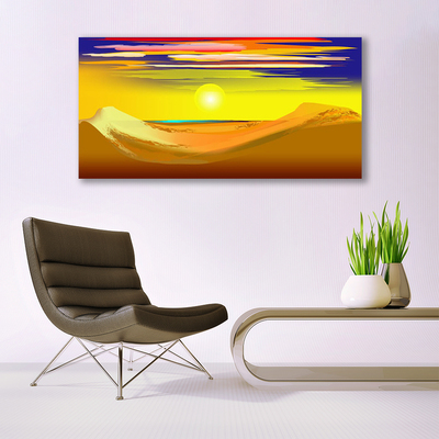 Obraz na plátně Poušť Šlunce Umění