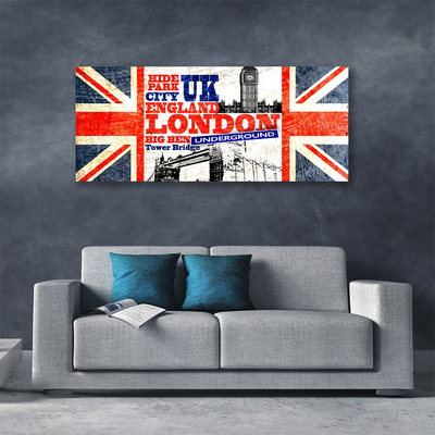 Obraz na plátně Londýn Vlajka Umění