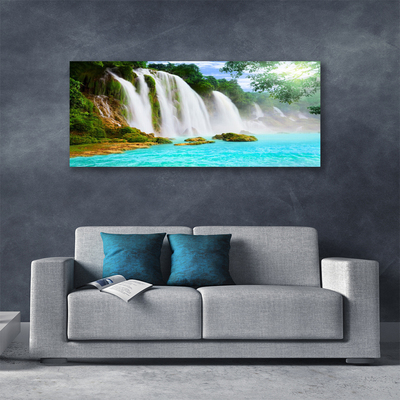 Obraz na plátně Vodopád Jezero Příroda
