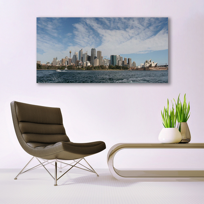 Obraz na plátně Město Moře Domy Sydney