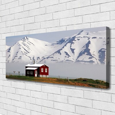 Obraz na plátně Hora Dom Krajina