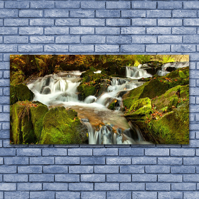 Obraz na plátně Vodopád Skály Příroda