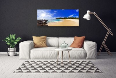 Obraz na plátně Slunce Moře Pláž Krajina